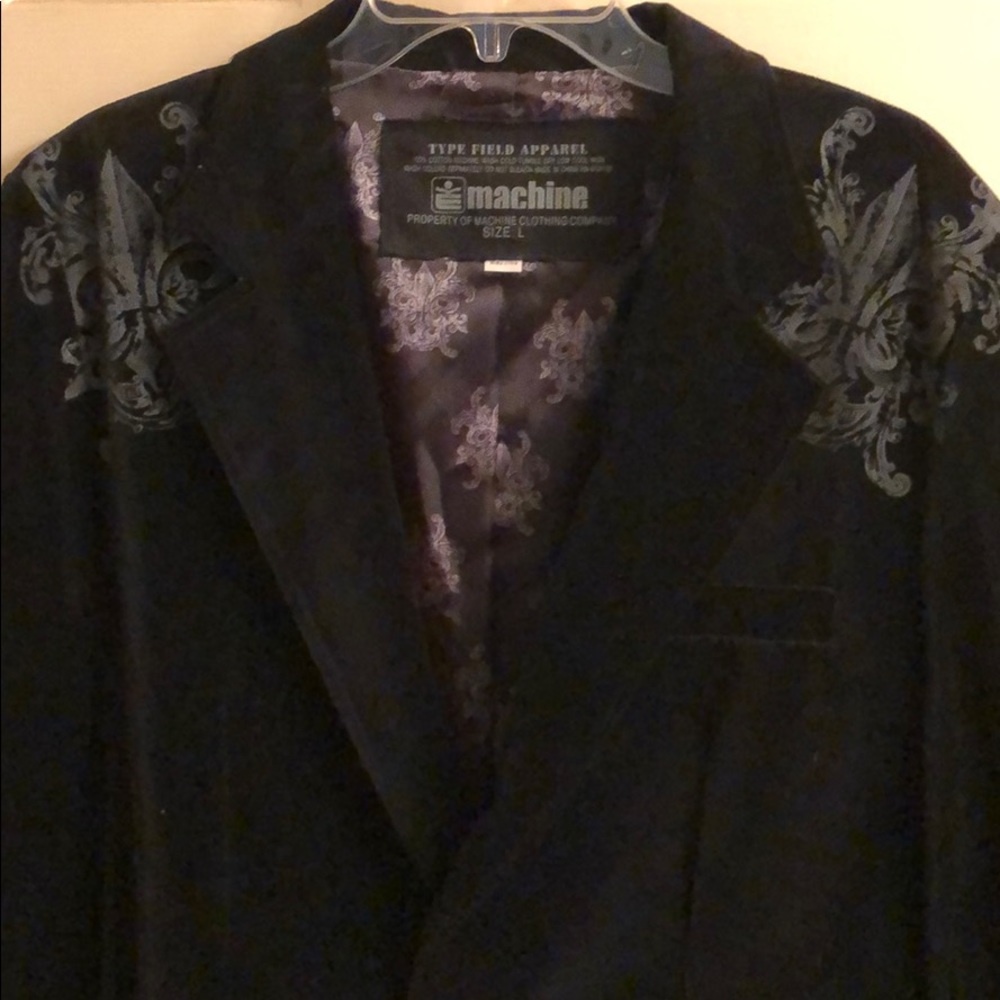 MK Machine Men’s velvet feel sports coat.